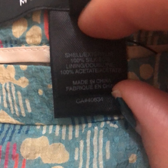 Excellent condition Marc Jacobs sz 8 100% silk knee- length summery skirt - Picture 4 of 10